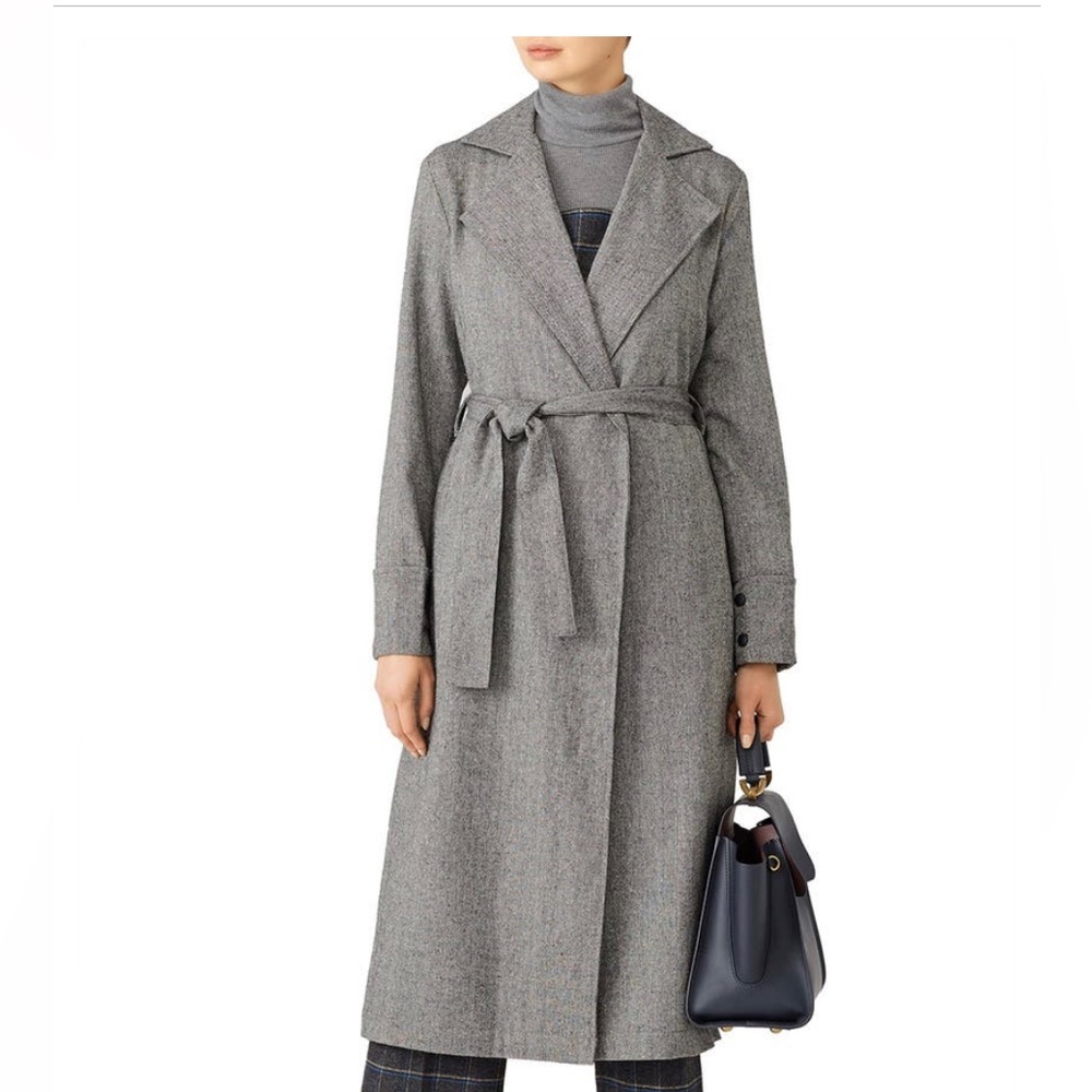 Grey harmonic coat medium